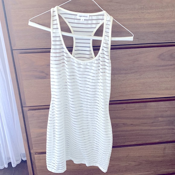 White Superdown Sheer Coverup - Picture 3 of 10